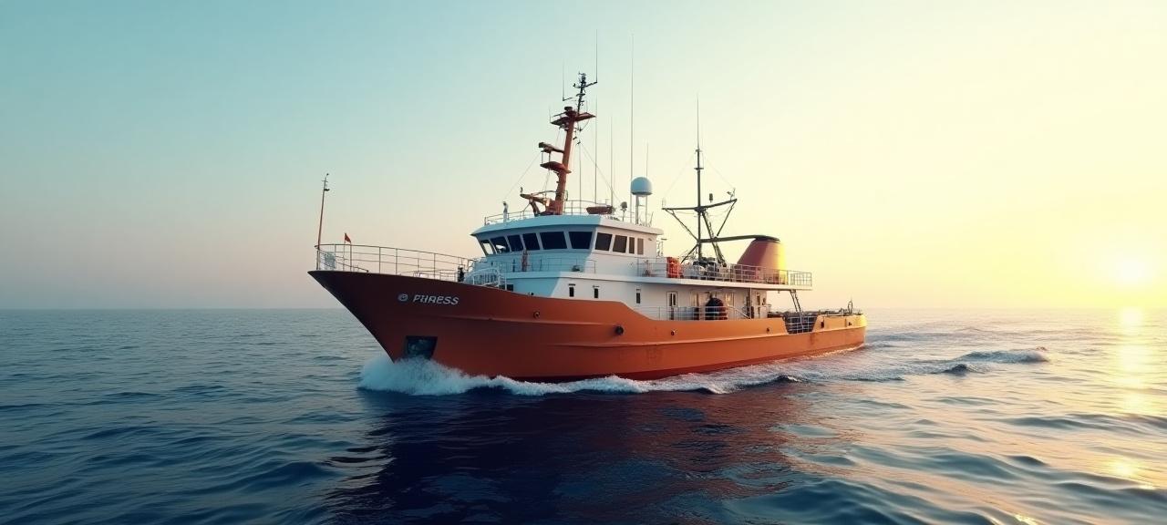 Un barco de pesca moderno de la cooperativa 'Mar de Finisterre'